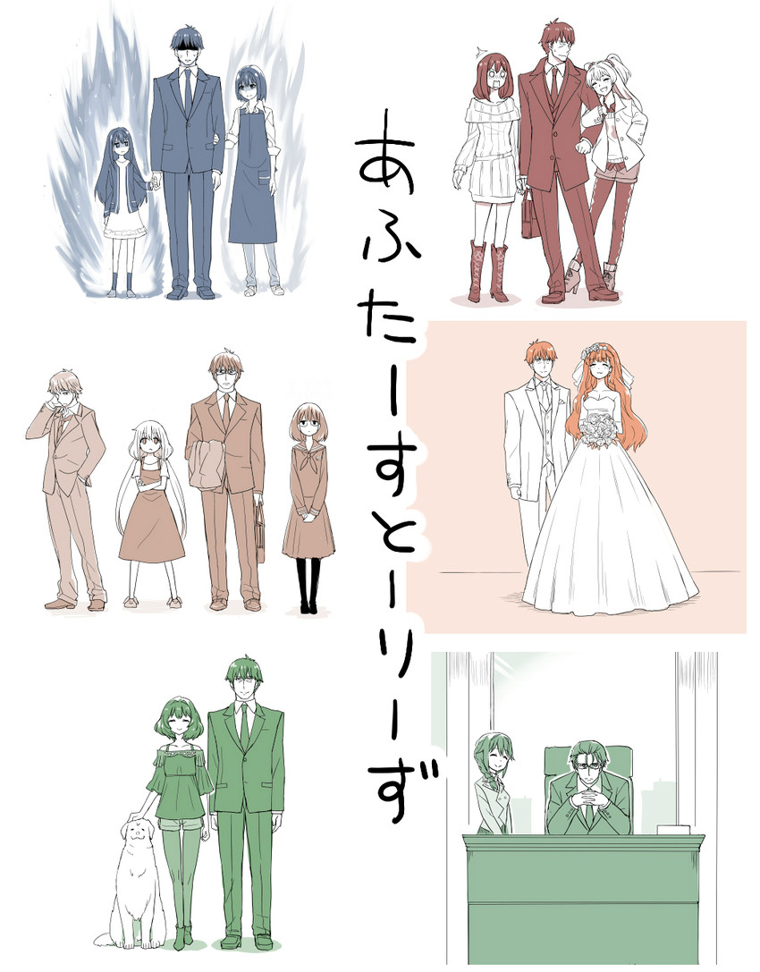 producer, shibuya rin, takagaki kaede, jougasaki mika, futaba anzu, and 3 more (idolmaster and 1 more) drawn by chameleon_(ryokucha_combo)