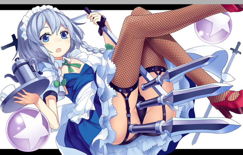 izayoi sakuya (touhou) drawn by mikan_(bananoha)