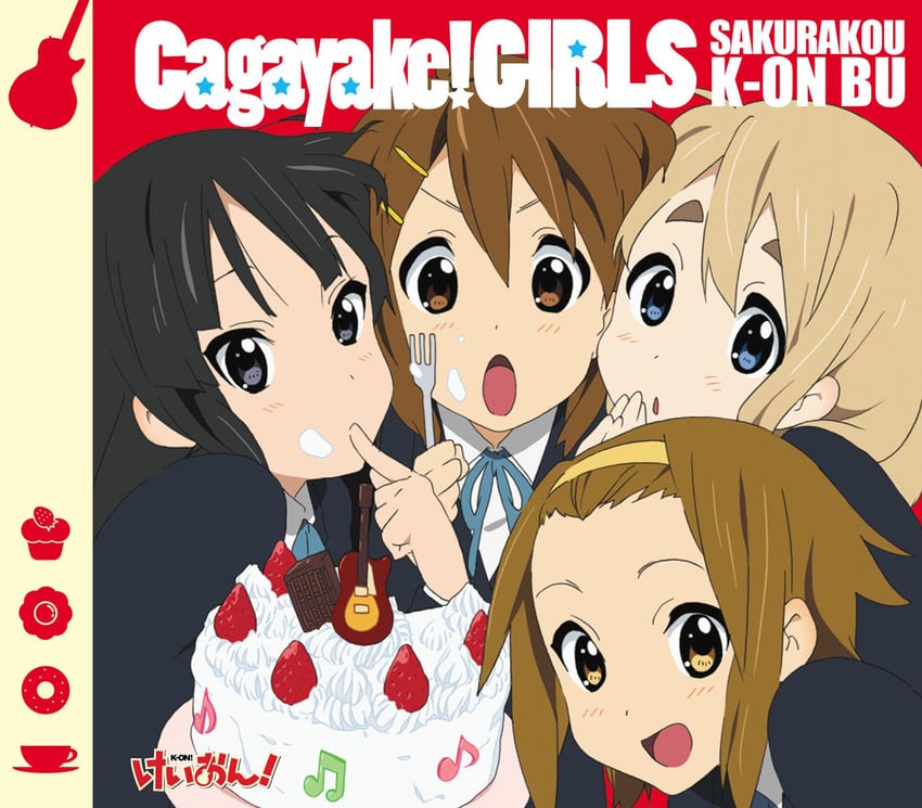 akiyama mio, hirasawa yui, tainaka ritsu, and kotobuki tsumugi (k-on!) drawn by horiguchi_yukiko