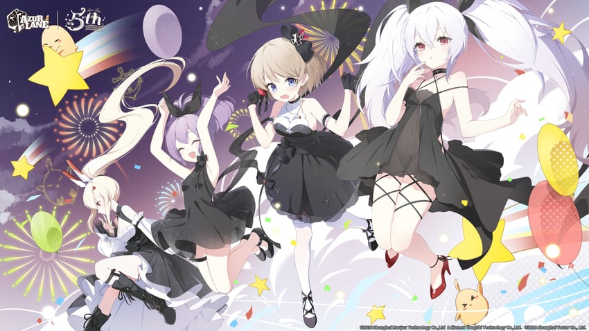 manjuu, ayanami, laffey, javelin, and z23 (azur lane) drawn by vilor