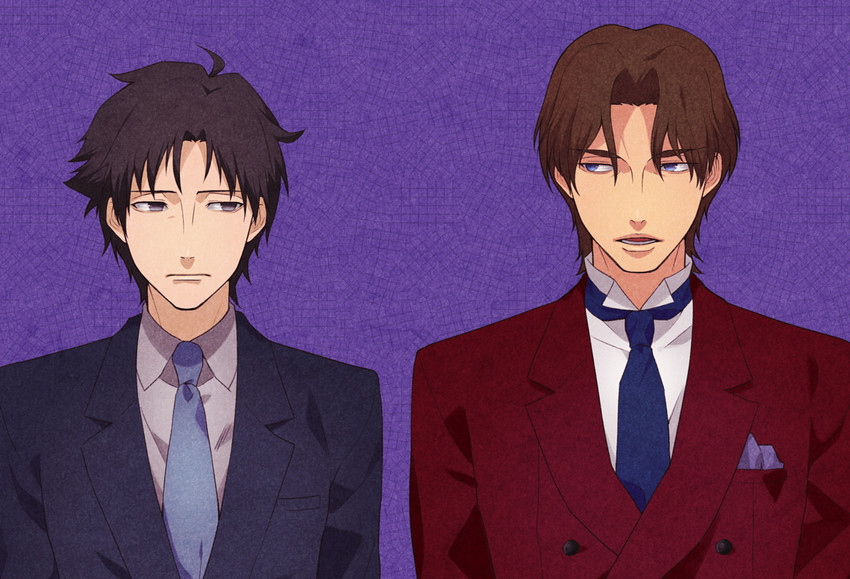 matou kariya and tohsaka tokiomi (fate and 1 more) drawn by hazuki_jun