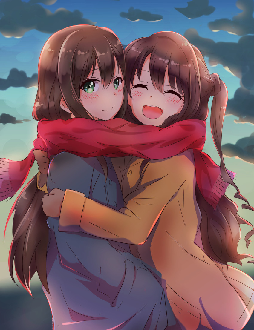 shibuya rin and shimamura uzuki (idolmaster and 1 more) drawn by 14sai_bishoujo_(shoutarou)