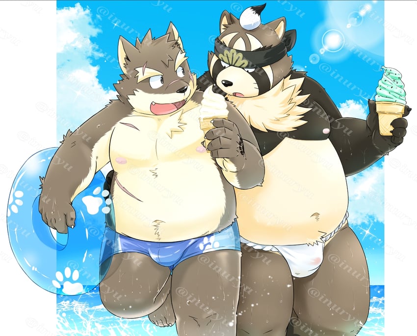 moritaka and shoen (tokyo afterschool summoners and 1 more) drawn by inuryu