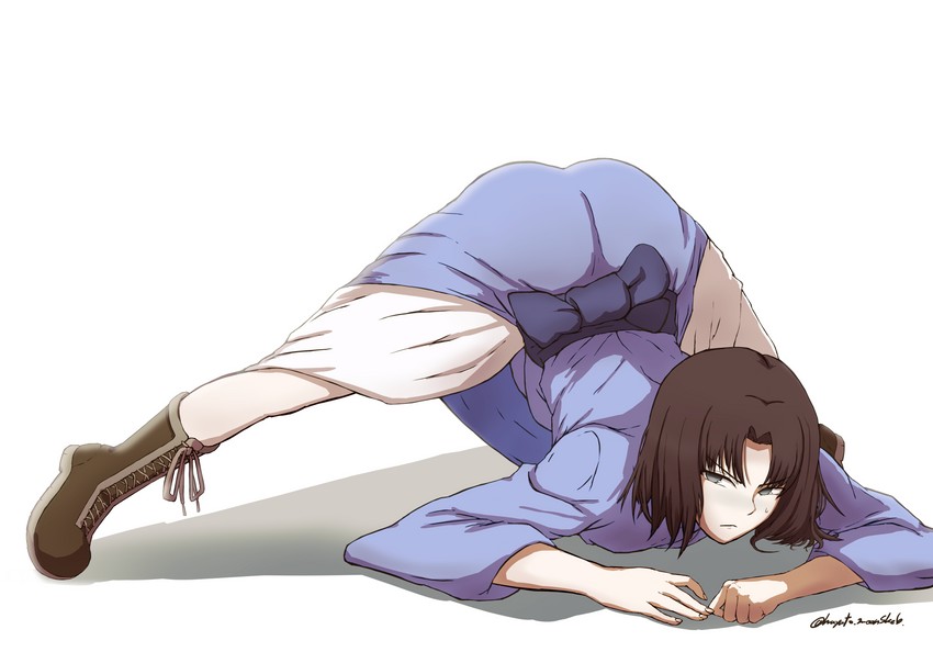 ryougi shiki (kara no kyoukai) drawn by ikecchi_(hayato_moon)