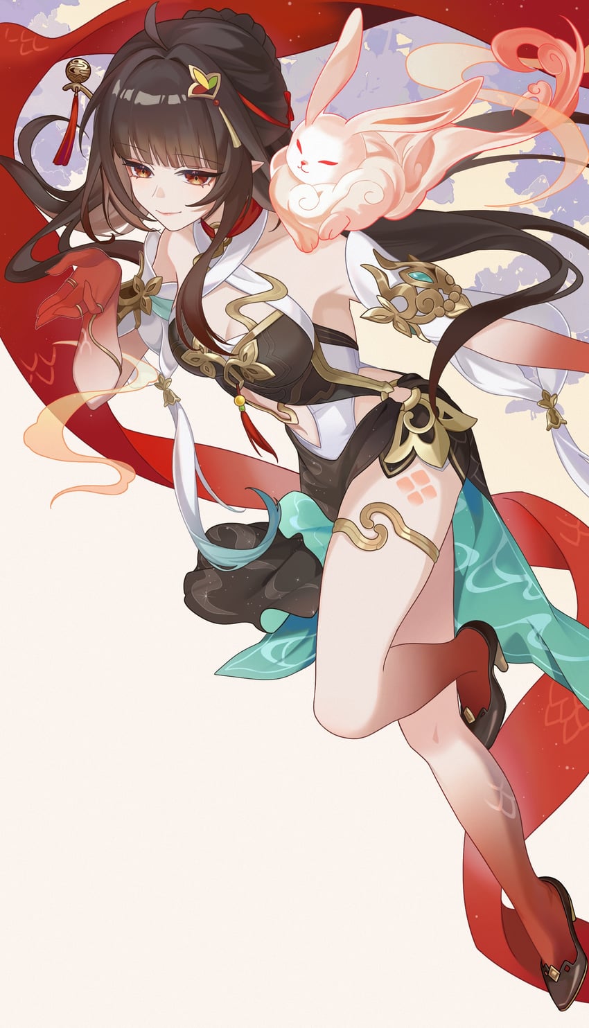 lingsha and fuyuan (honkai and 1 more) drawn by shiyisameen