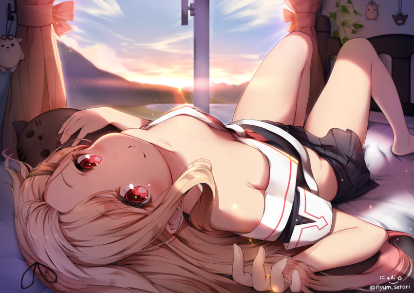 yuudachi, yuudachi kai ni, and the yuudachi-like creature (kantai collection) drawn by nyum