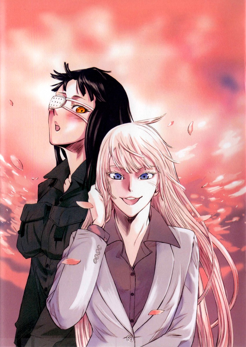koko hekmatyar and sofia valmer (jormungand) drawn by takahashi_keitarou