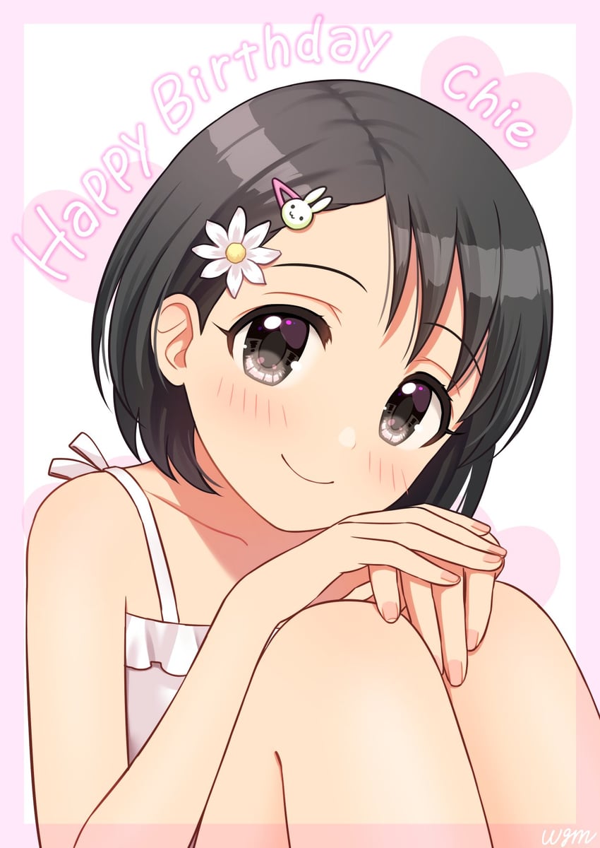 sasaki chie (idolmaster and 1 more) drawn by wgm_oekaki