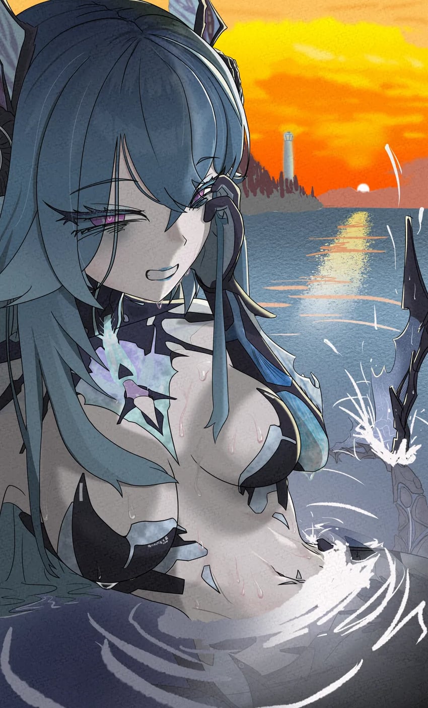 lamia and lamia: lost lullaby (punishing: gray raven) drawn by yeon_eogimbap