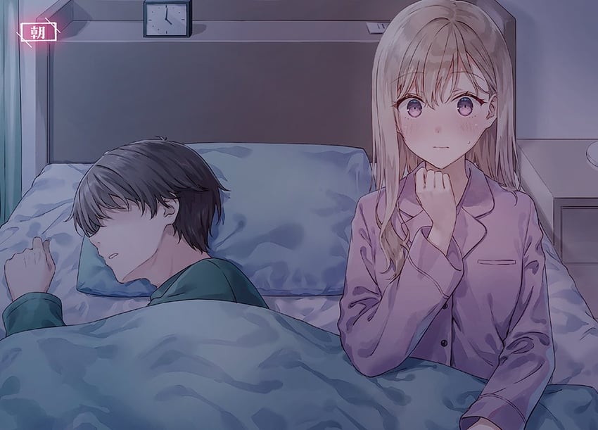 ayase saki and asamura yuuta (gimai seikatsu) drawn by hiten_(hitenkei)