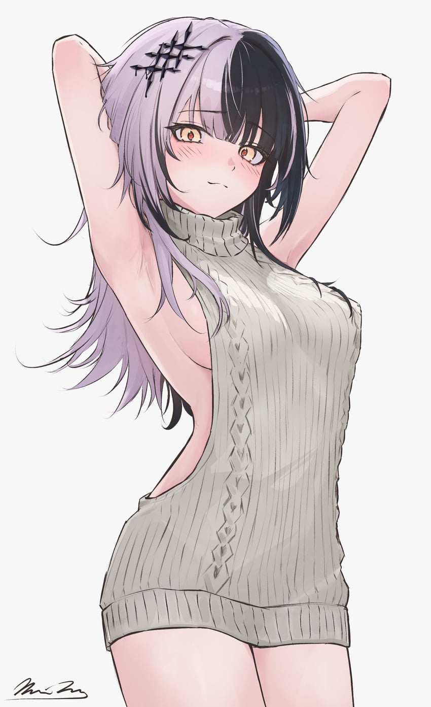 shiori novella (hololive and 1 more) drawn by iuuu_ru