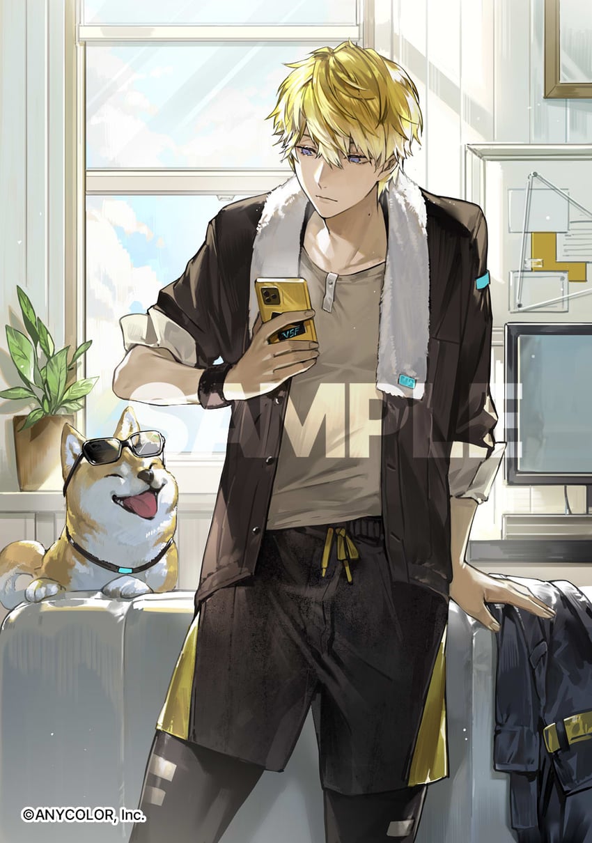 sonny brisko (nijisanji and 1 more) drawn by bokyo