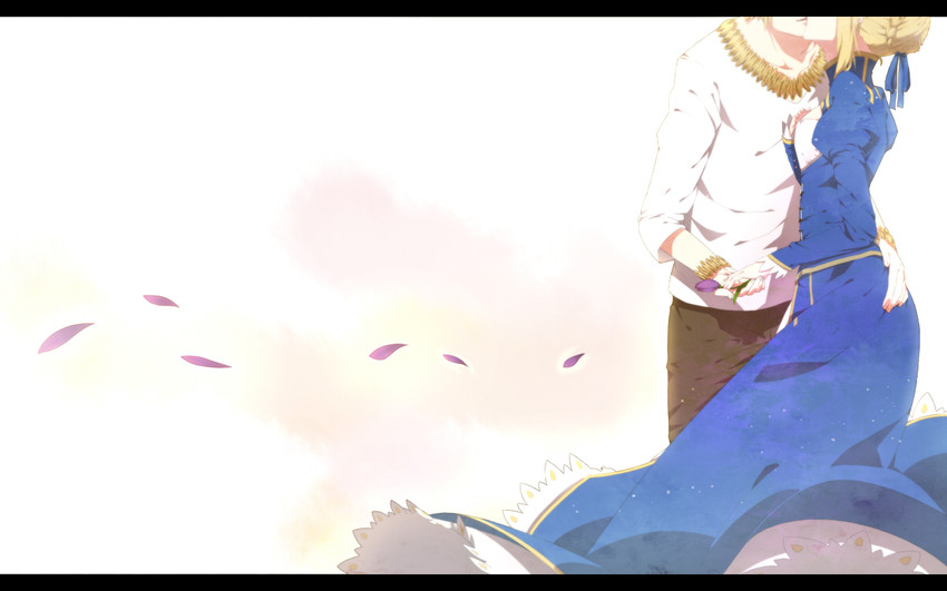 artoria pendragon, saber, and gilgamesh (fate and 1 more) drawn by pietani397