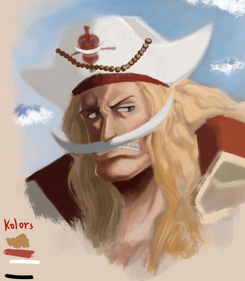 edward newgate (one piece) drawn by jaylordz15