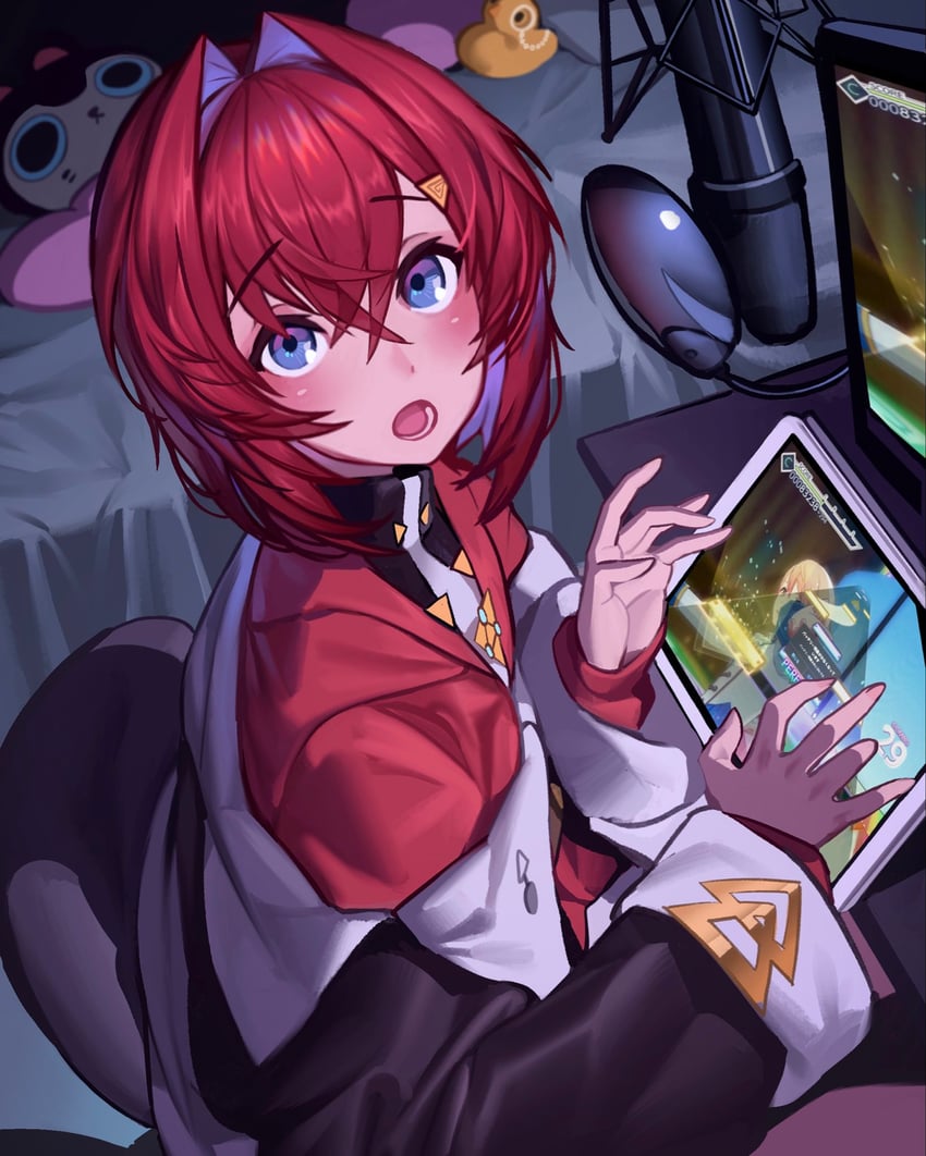 ange katrina, tenma tsukasa, and sebastian piyodore (nijisanji and 1 more) drawn by kamitoge_supino