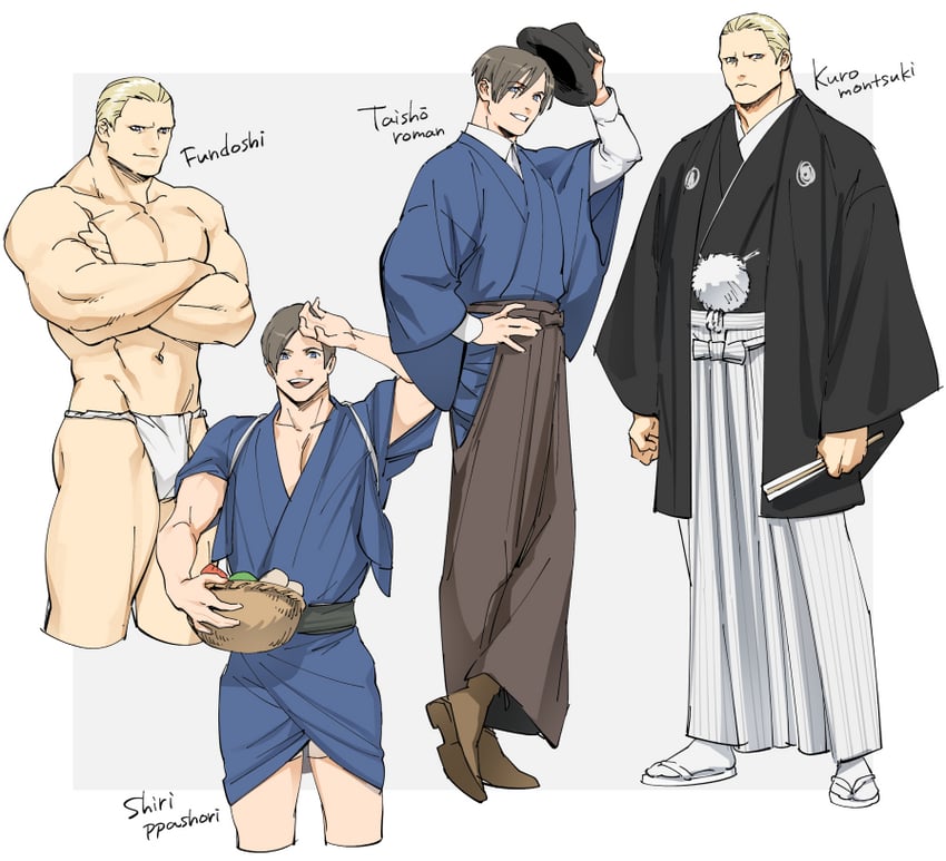 leon s. kennedy and jack krauser (resident evil and 1 more) drawn by tatsumi_(psmhbpiuczn)