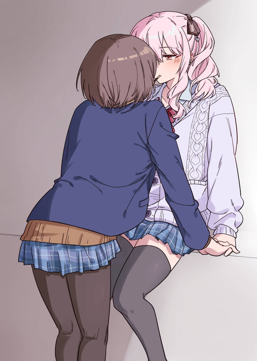 shinonome ena and akiyama mizuki (project sekai) drawn by dumd