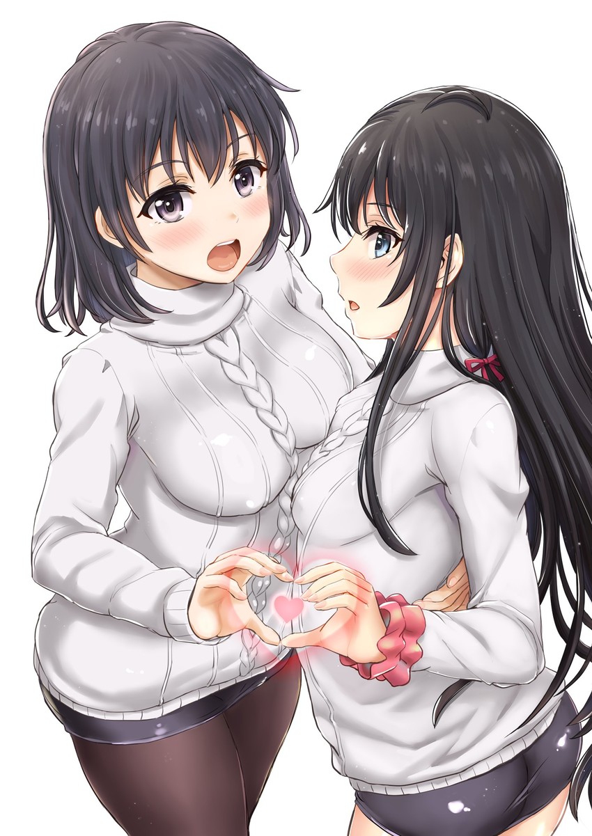 yukinoshita yukino and yukinoshita haruno (yahari ore no seishun lovecome wa machigatteiru.) drawn by inanaki_shiki