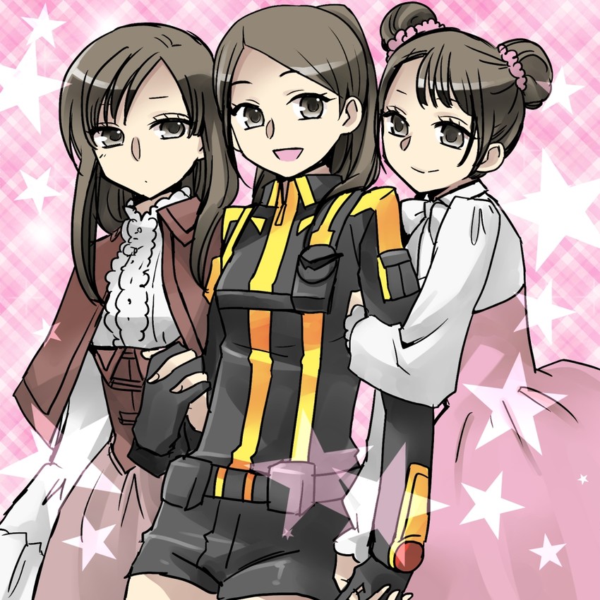 koyomi, usami youko, and shelly (kamen rider and 5 more) drawn by terai_arina