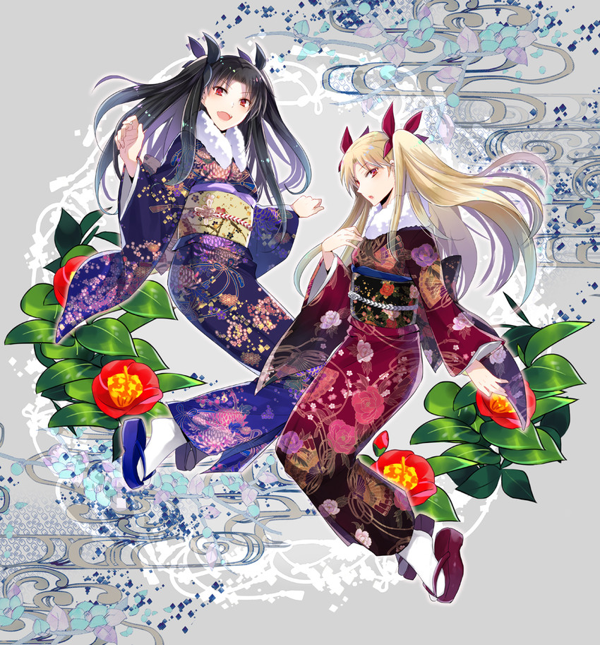ereshkigal and ishtar (fate and 1 more) drawn by yuzuriha_(no_yzrh)