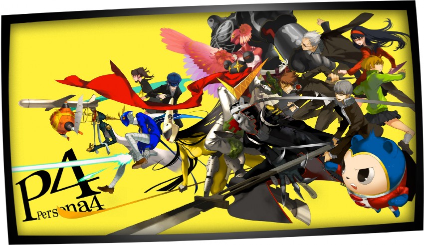 narukami yu, shirogane naoto, satonaka chie, kujikawa rise, amagi yukiko, and 3 more (persona and 1 more) drawn by kajimiya_(kaji)