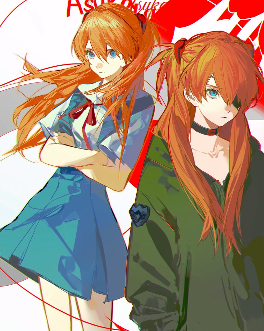 souryuu asuka langley (neon genesis evangelion and 2 more) drawn by miyu_(shiyemiyu)