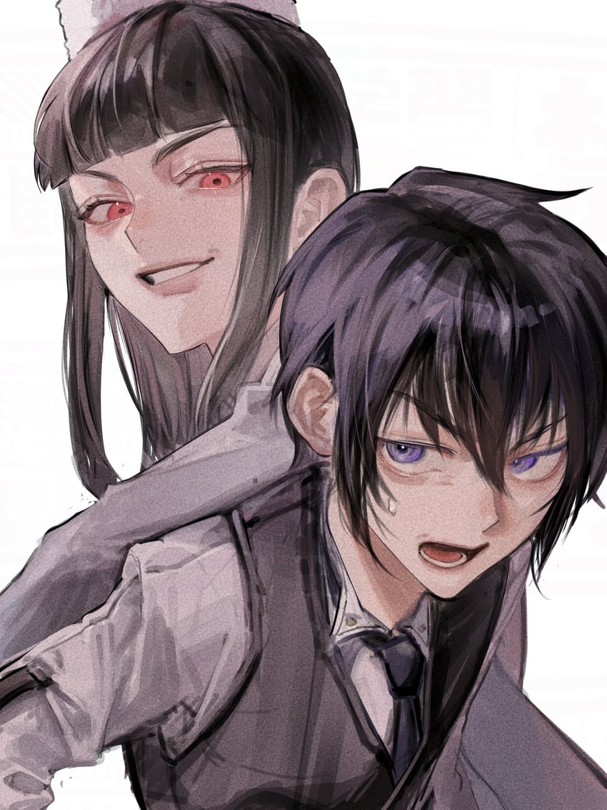 alucard, girlycard, and walter c. dornez (hellsing) drawn by hana0112yama_k