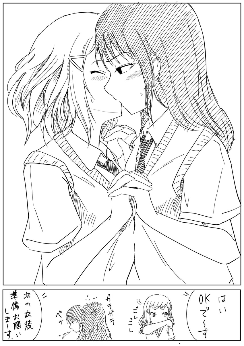 minami koharu and mima sachi (watashi ga motenai no wa dou kangaetemo omaera ga warui!) drawn by azuminonomizua