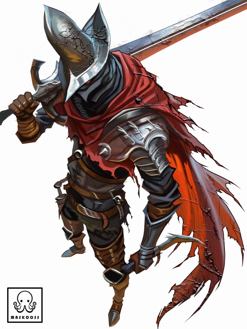 abyss watcher (dark souls and 1 more) drawn by maskoo185826