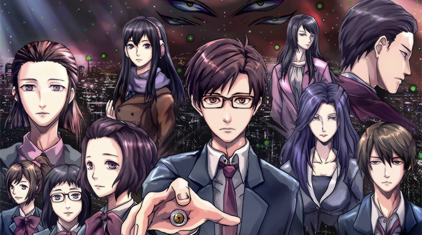 migi, izumi shin'ichi, kimishima kana, tamiya ryouko, murano satomi, and 5 more (kiseijuu) drawn by philippa