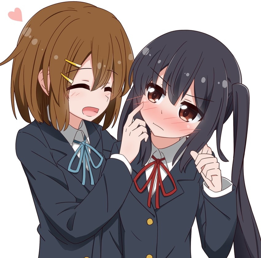 nakano azusa and hirasawa yui (k-on!) drawn by miruzawa_akechi