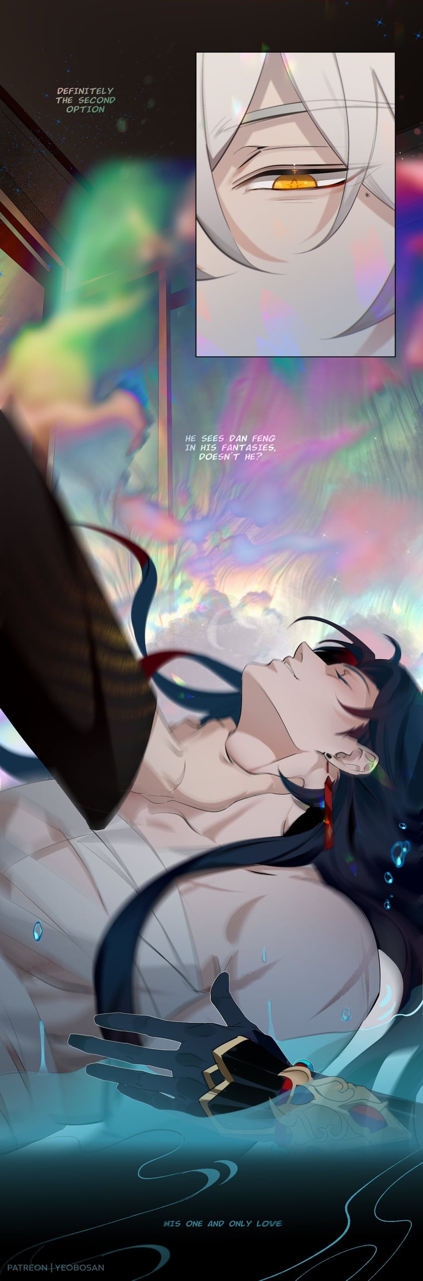dan heng, blade, jing yuan, and dan feng (honkai and 1 more) drawn by yeobosan