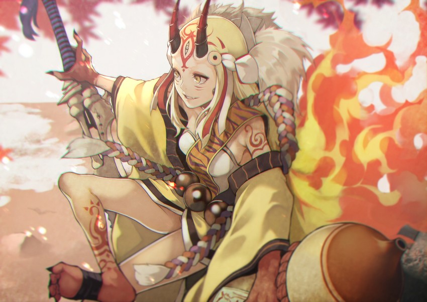 ibaraki douji (fate and 1 more) drawn by yoshio_(55level)
