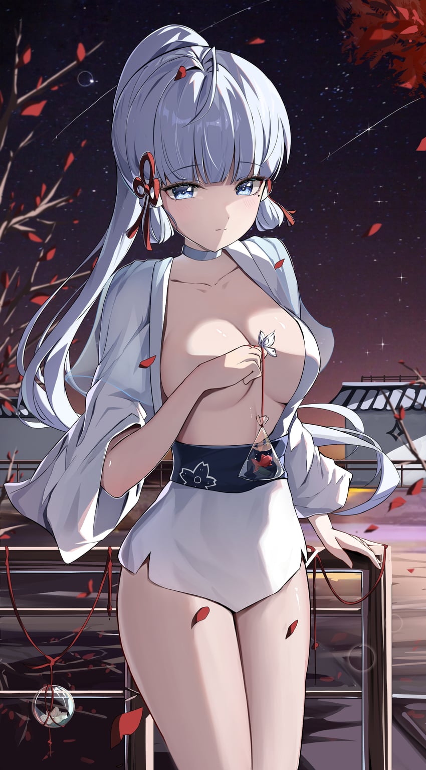 kamisato ayaka (genshin impact) drawn by yeni1871