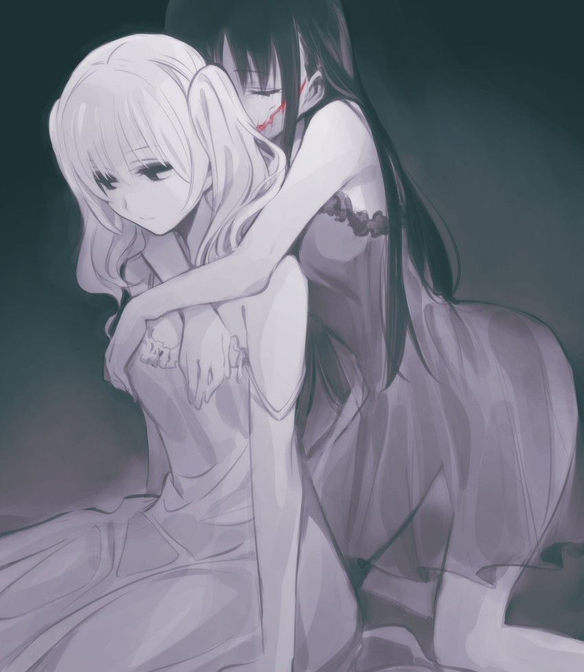kuchisake-onna and ophelia herschel (mechanical buddy universe) drawn by kato_takuji