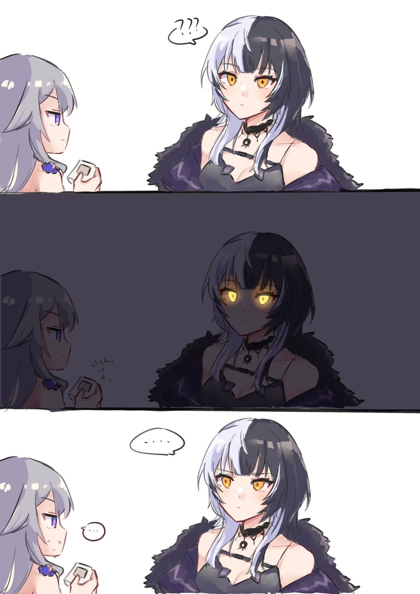 shiori novella and koseki bijou (hololive and 1 more) drawn by hirasawa_izumi