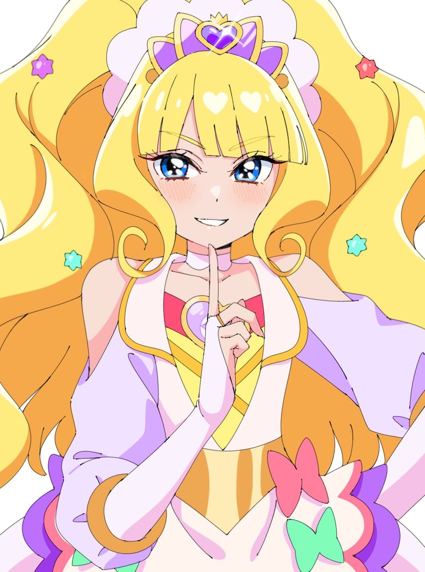 kasai amane and cure finale (precure and 1 more) drawn by shirako_love