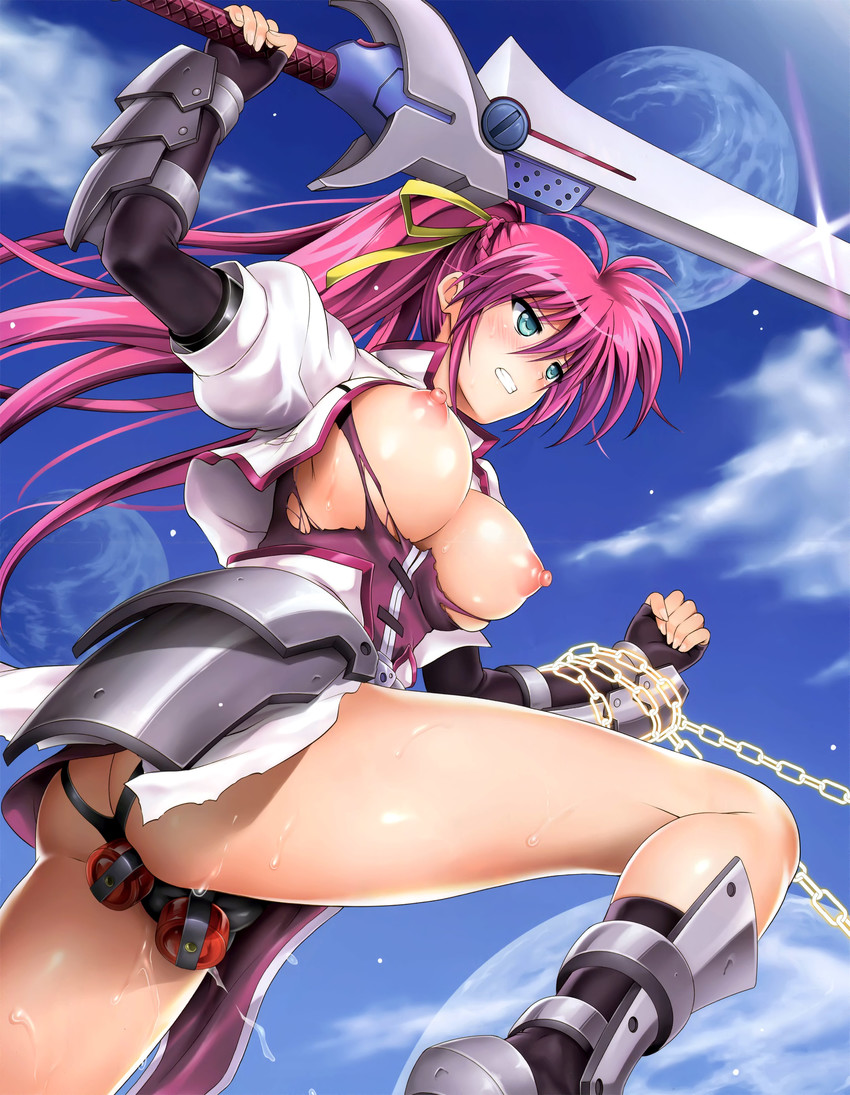 signum and laevatein (lyrical nanoha and 3 more) drawn by cyclone_(reizei)