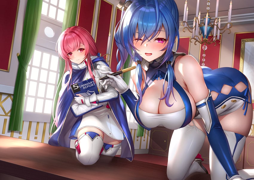 st. louis and princeton (azur lane) drawn by brick_(atelier_brick)
