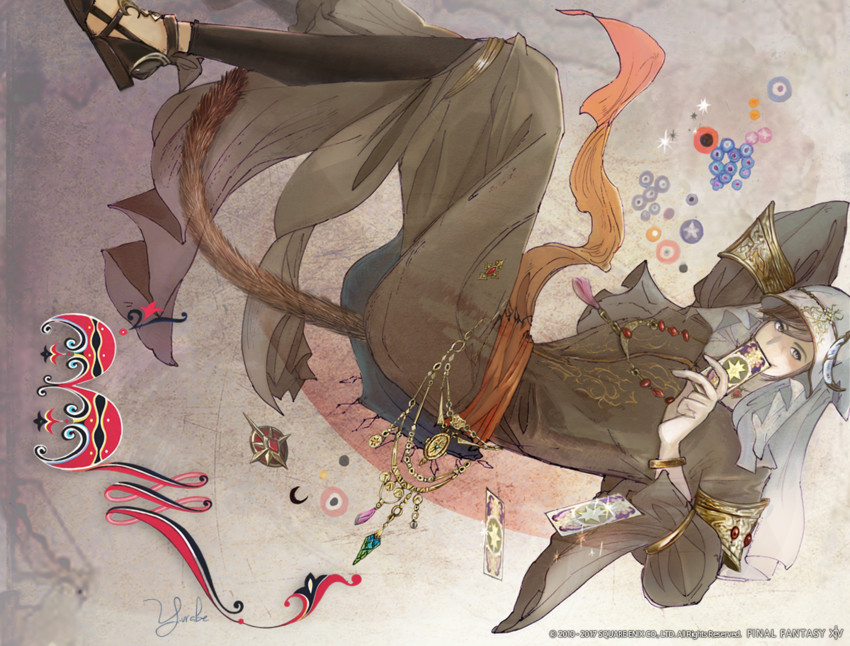 warrior of light and astrologian (final fantasy and 1 more) drawn by urabe_yoshimi