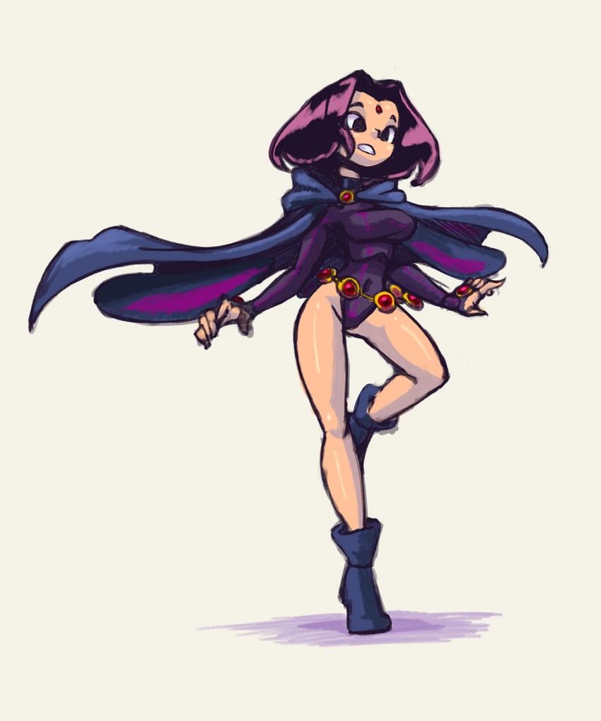 raven (dc comics and 1 more) drawn by shadowhawx