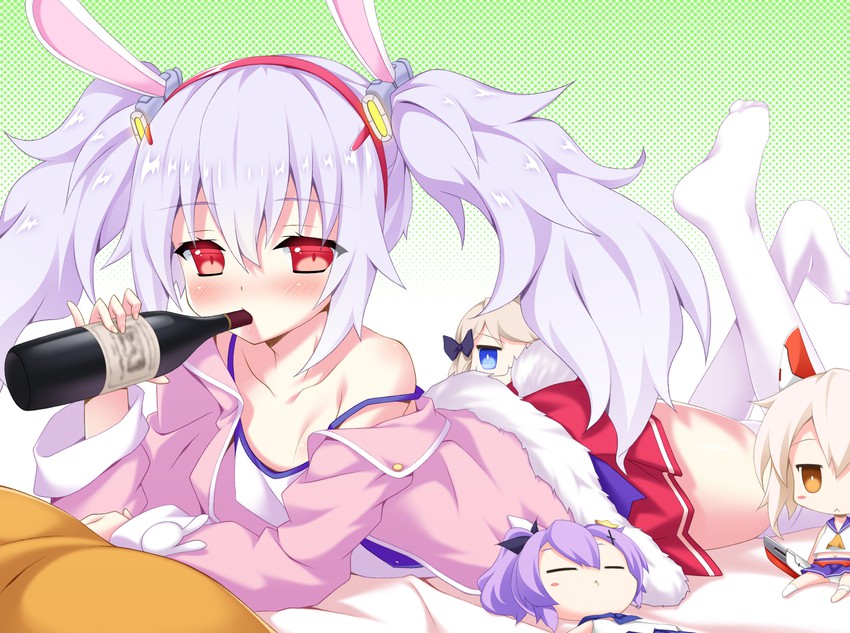ayanami, laffey, javelin, and z23 (azur lane) drawn by taira_takehiro