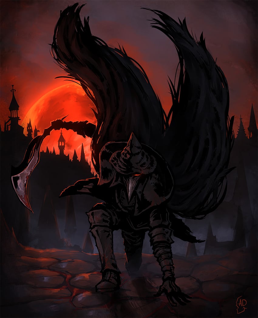 eileen the crow (bloodborne) drawn by adepietro