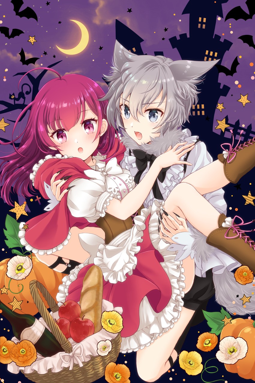 tokiwa nanaka and shinobu akira (mahou shoujo madoka magica and 1 more) drawn by chiwa_(chiwawanwan1206)