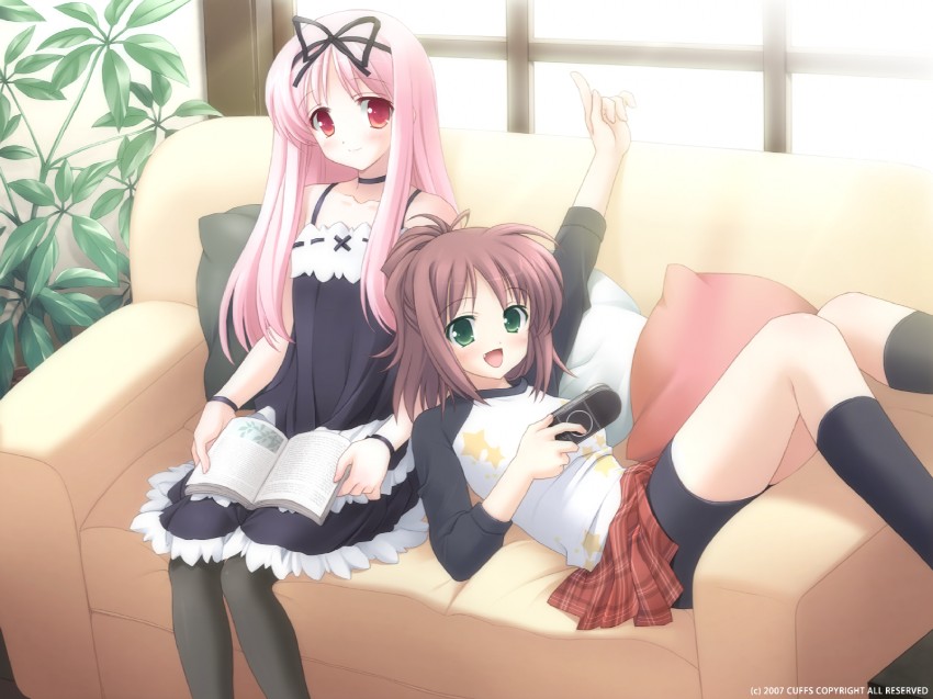 himemiya ruri and hoshino erika (garden) drawn by yano_takumi