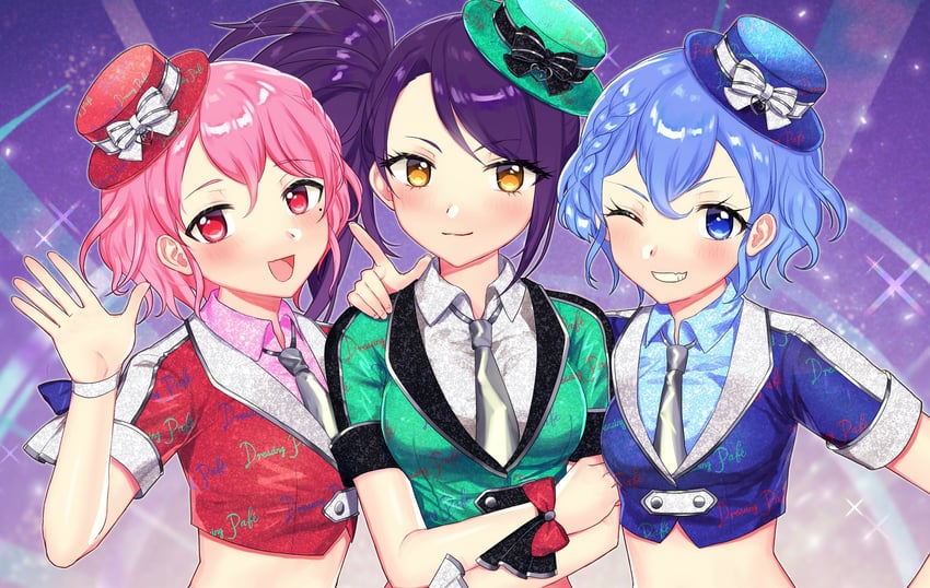 reona west, dorothy west, and toudou shion (pretty series and 1 more) drawn by hourai_ninjin