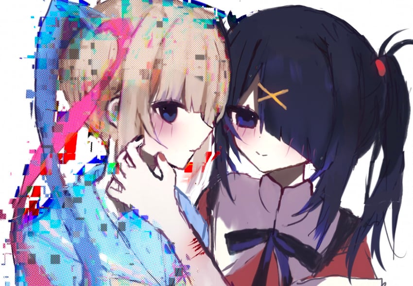 chouzetsusaikawa tenshi-chan and ame-chan (needy girl overdose) drawn by 4_(nn_1_zo)
