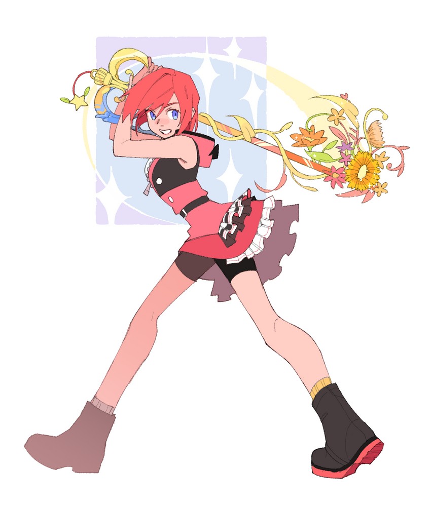 kairi (kingdom hearts and 1 more) drawn by boybun