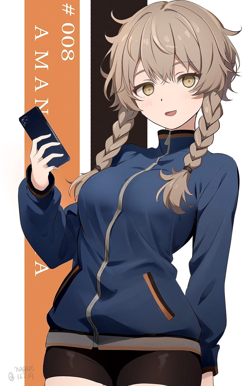 amane suzuha (science adventure and 1 more) drawn by nagare_(flow)