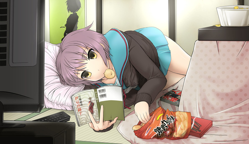 nagato yuki (suzumiya haruhi no yuuutsu) drawn by mk_(mod0)